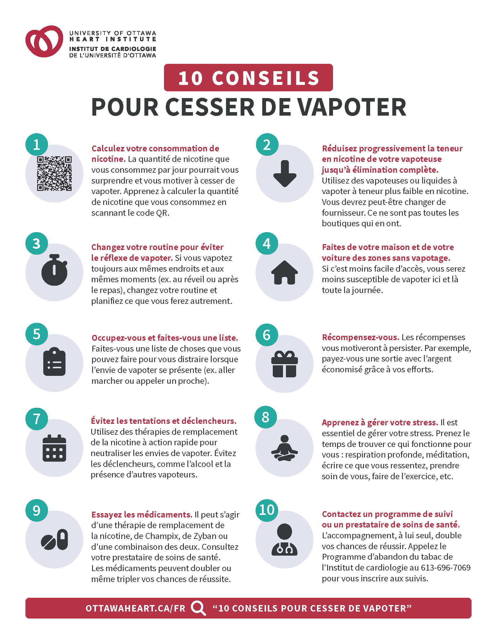 10 conseils pour cesser de vapoter - aperçu