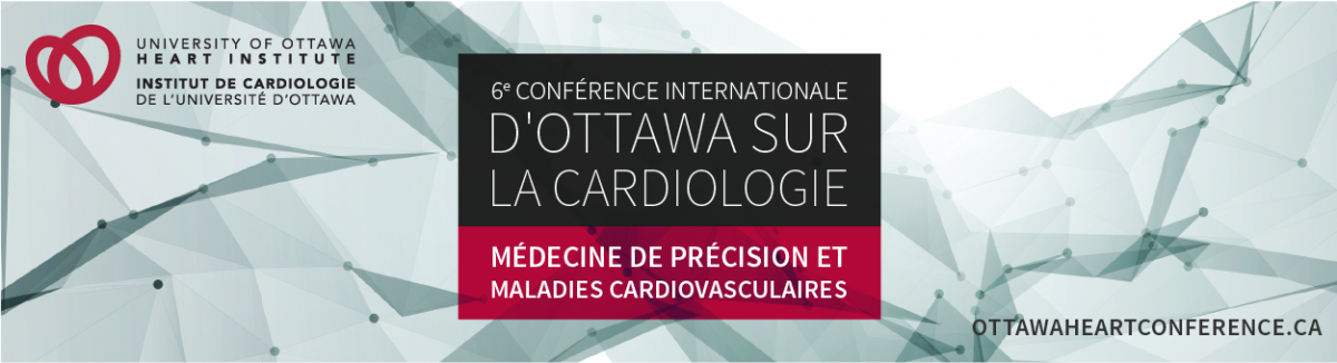 Bannière pour la 6e Conférence internationale d'Ottawa sur la cardiologie
