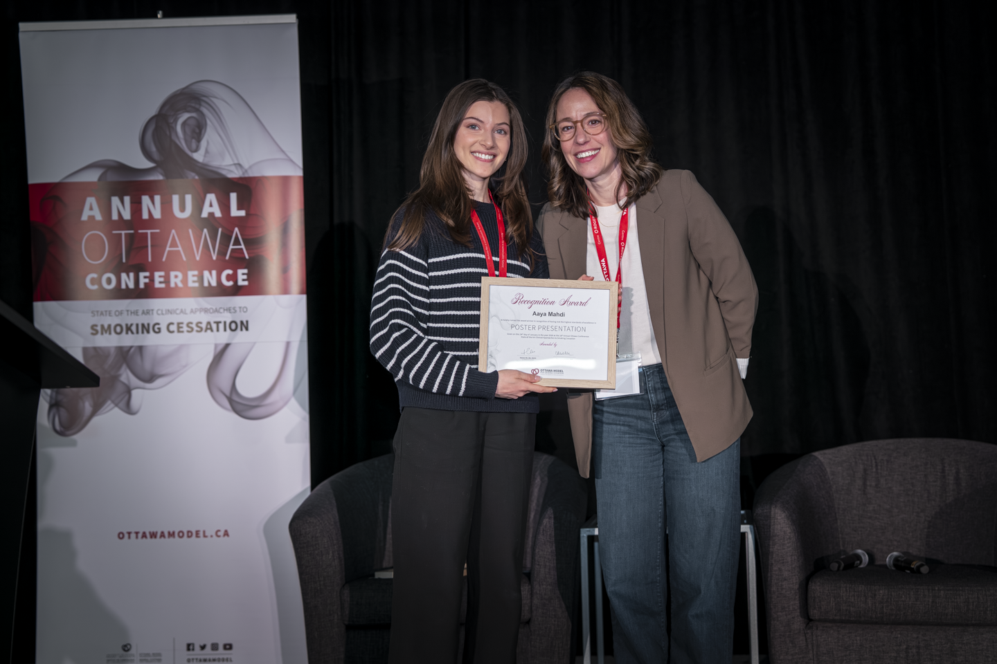 Aaya Mahdi win poster presentation