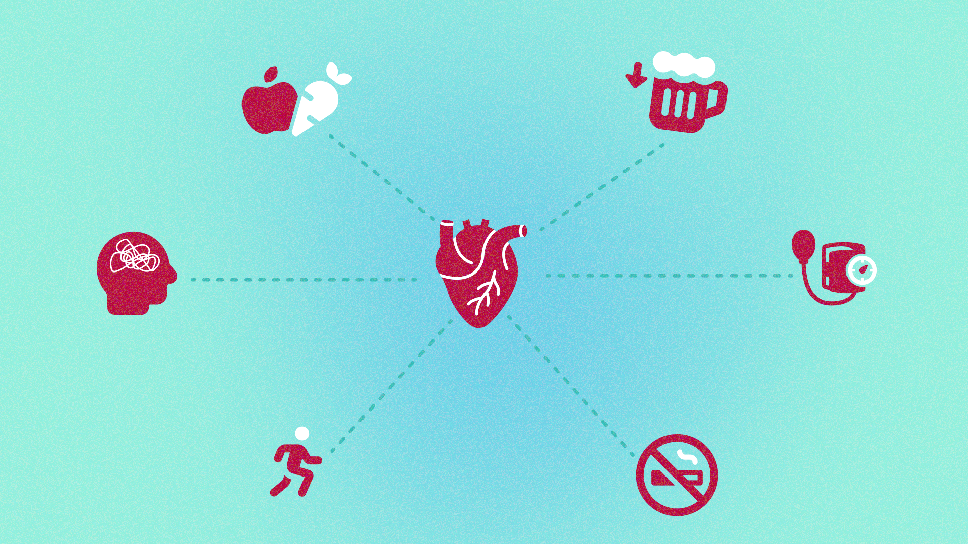 Icons of cardiovascular risk factors