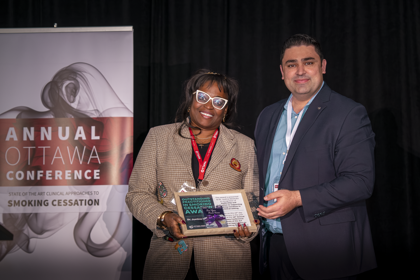 Outstanding Practitioner in Smoking Cessation Award winner, Dr. Jessica Ndubuka