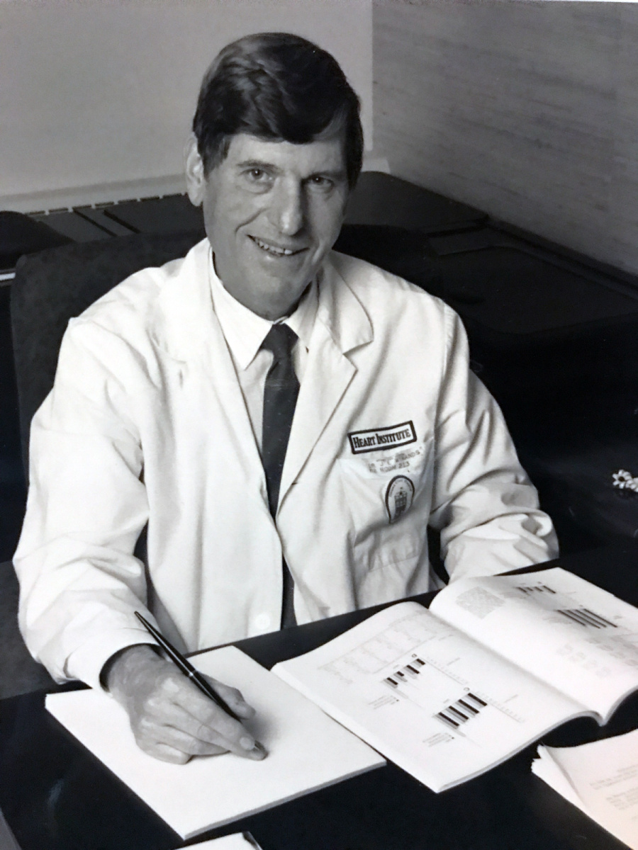 Le Dr Earl Wynands, Institut de cardiologie de l’Université d’Ottawa, 1989.