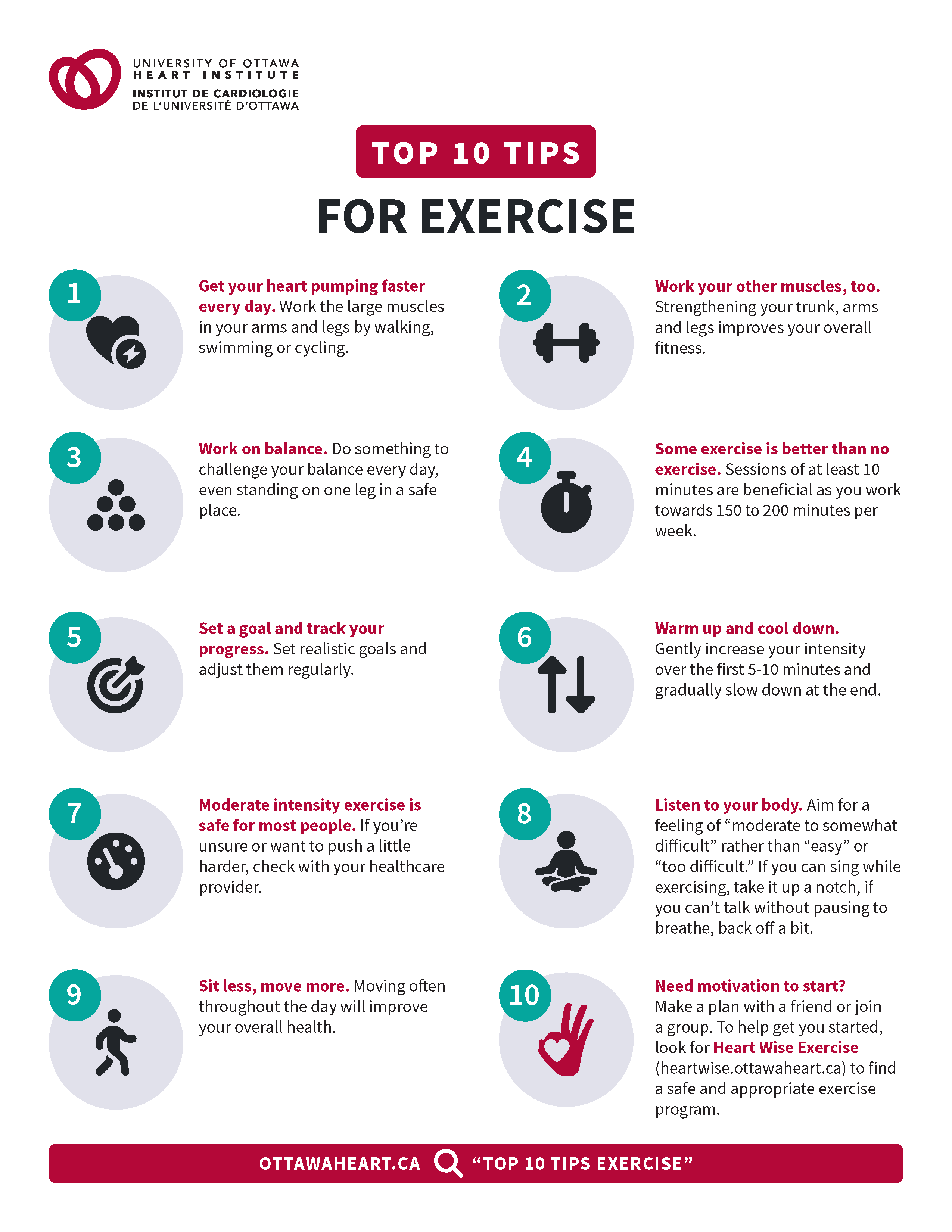 Thumbnail for Top 10 Tips for Exercise