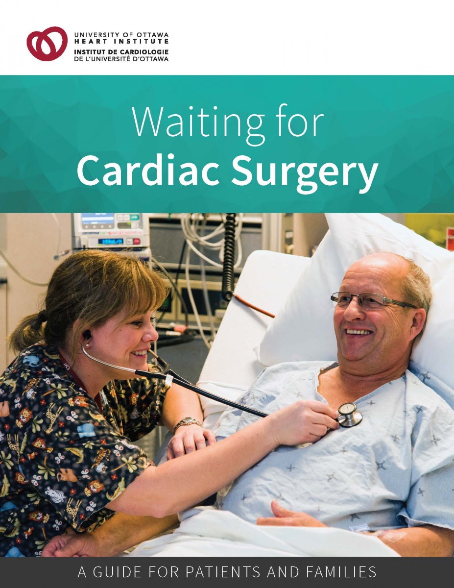Waiting for Cardiac Surgery Patient Guide - Cover page