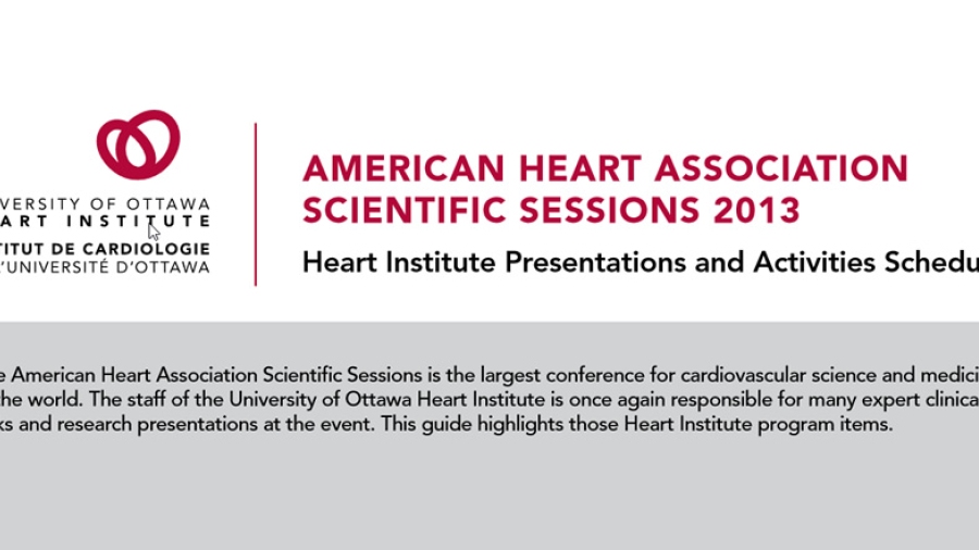 Screen capture of the scientific sessions paper