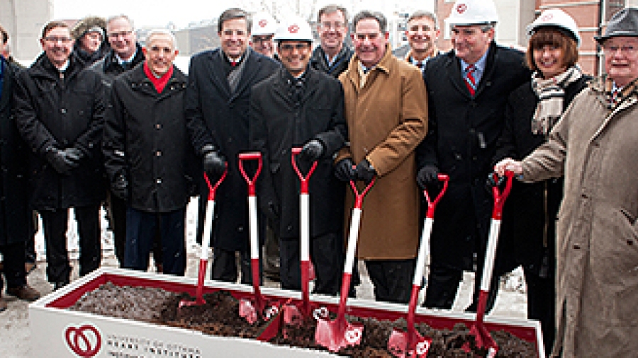 UOHI new building ground braking photo op