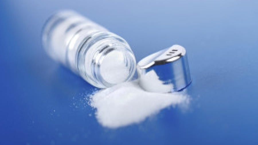 Spilled open salt shaker