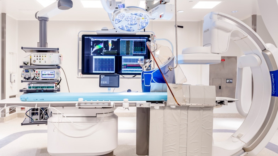 Electrophysiology laboratory at the University of Ottawa Heart Institute