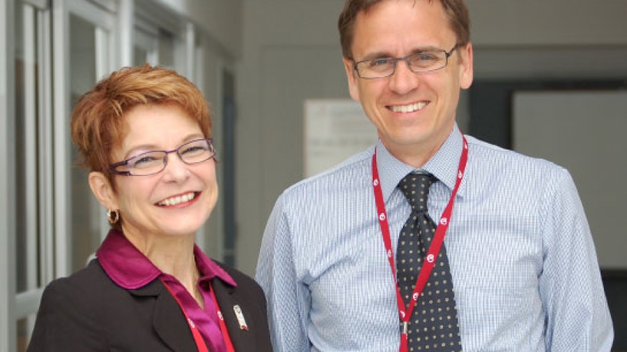 Joanne Morin, APN, and Luc Beauchesne, MD