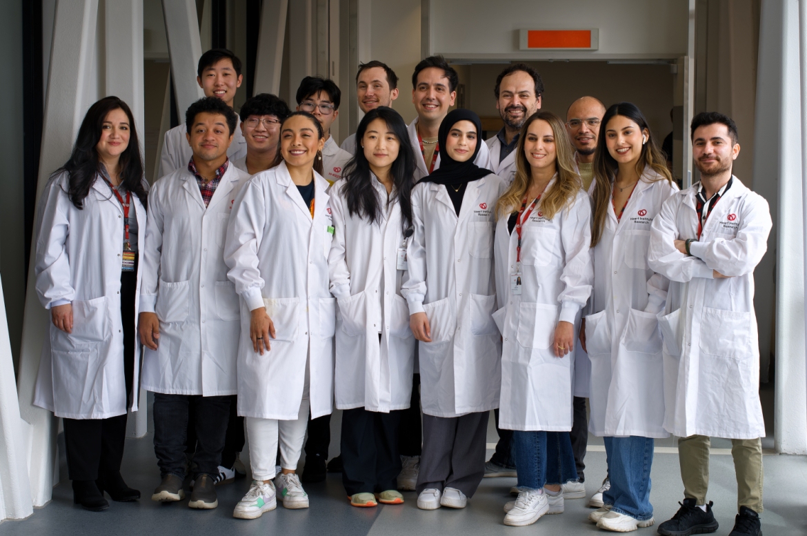 Members of Dr. Alarcón’s laboratory form the BEaTS (BioEngineering and Therapeutic Solutions) research team at the UOHI.