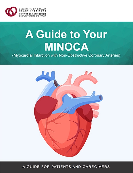 Cover page for A Guide to Your MINOCA - A guide for patients and caregivers