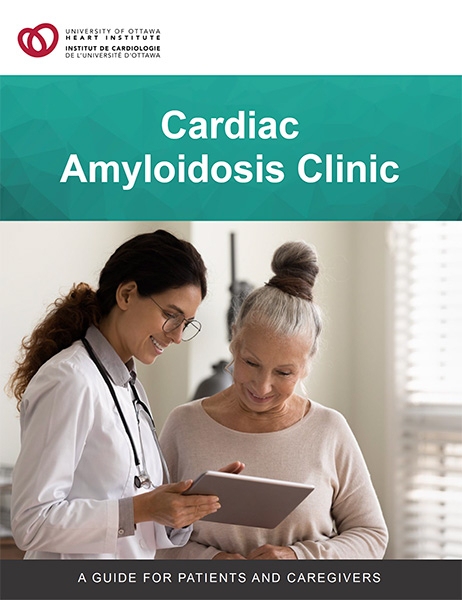 Cover page for Cardiac Amyloidosis Clinic - A guide for patients and caregivers