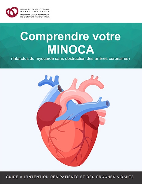 Page couverture pour : Comprendre votre MINOCA - Guide à l'intention des patients et des proches aidants