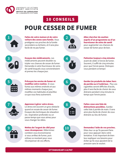 10 conseils pour cesser de fumer