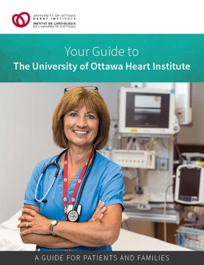 Cover page for Your Guide to the University of Ottawa Heart Institute