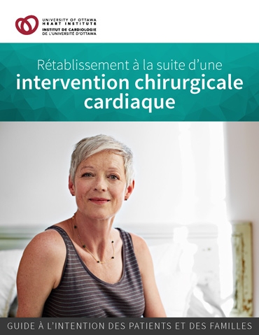 Page couverture du guide Rétablissement à la suite d’une intervention chirurgicale cardiaque
