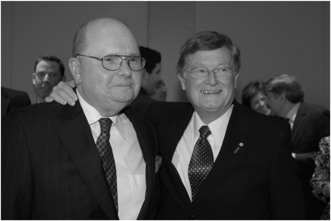 Cofounders of the University of Ottawa Heart Institute: Dr Wilbert Keon and Dr Donald S. Beanlands
