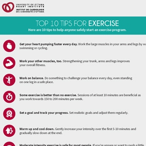 Top 10 Tips for Exercise