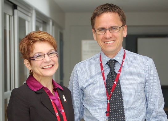 Joanne Morin, APN, and Luc Beauchesne, MD