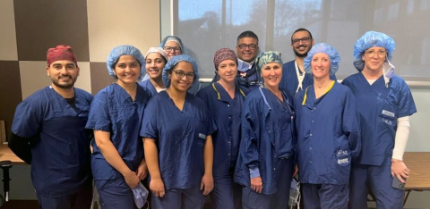 A North American first, a team of experts from the UOHI and Biosense Webster successfully completed the ablation procedure using a high-power, short duration radiofrequency catheter on April 3, 2023. 