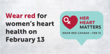 Wear Red for Women’s Heart Health on February 13