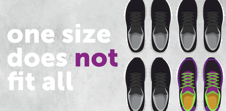 Banner image: One size does not fit all